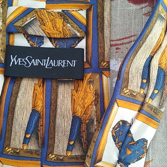 Yves Saint Laurent Silk men's tie - Picture 5 of 5